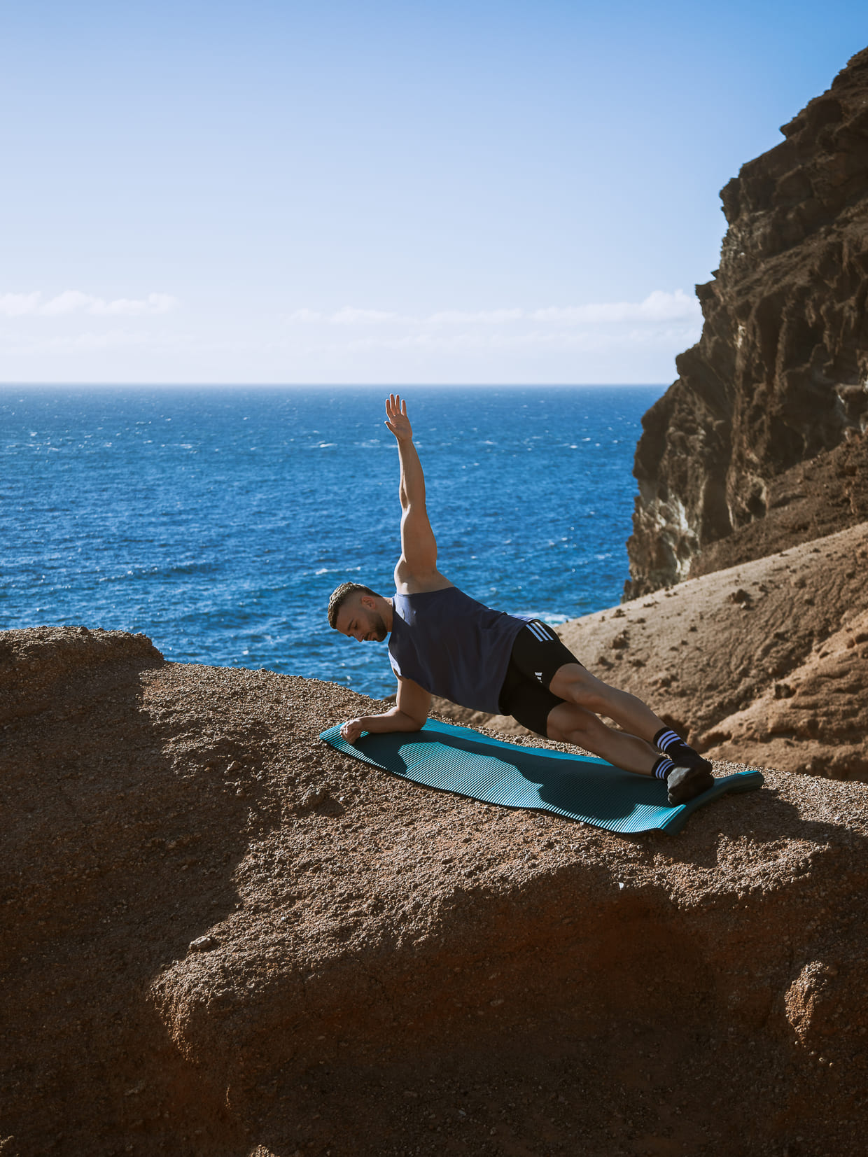 Trabajo de movilidad guiado sobre la costa de Gran Canaria